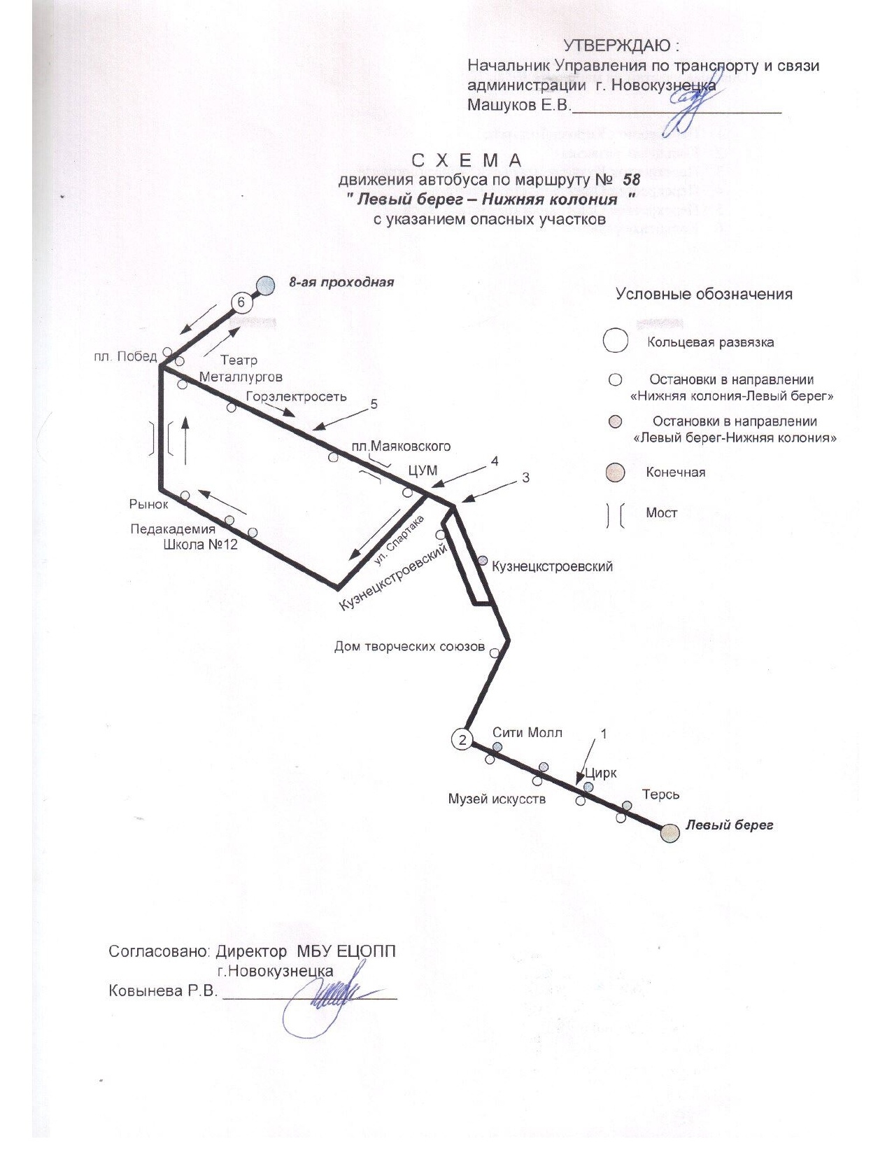 Карта маршрутов городского транспорта новокузнецк